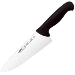 Нож поварской Arcos 2900 L335/200 мм, B57 мм черный, металлич.