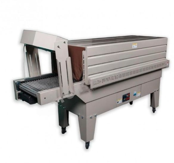 Термоусадочный тоннель Hualian Machinery BS-6535LA для PE пленки (сетчатый конвейер)