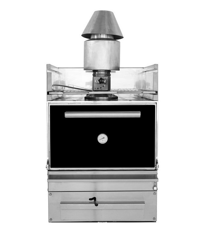 Печь на твердом топливе (хоспер) Kocateq G 25 HJX BK