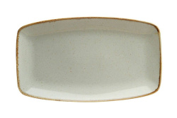 Тарелка прямоугольная 31*18 см серый Porland