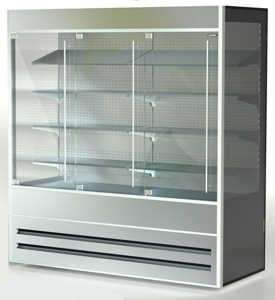 Холодильная горка универсальная ПРЕМЬЕР ВСУП1-0, 75ТУ/ЯЛТА-1, 0 (-2…+4) нержавеющая сталь