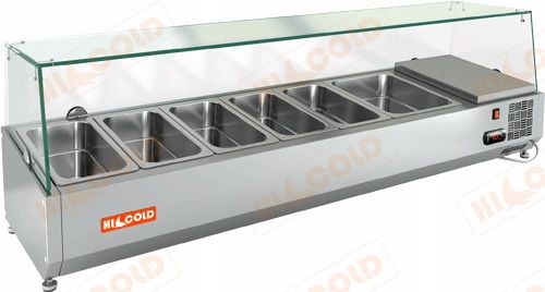 Холодильная витрина для ингредиентов HICOLD VRTG 1485