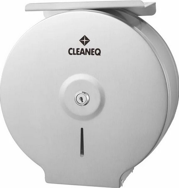 Диспенсер туалетной бумаги Cleaneq KW-7300, с полкой