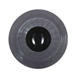 Тарелка REVOL Сфера d215 мм черная, серебрян.
