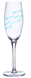 Бокал-флюте для шампанского P.L. Proff Cuisine 250 мл, H 220 мм, D 45 мм