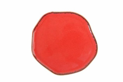 Тарелка с волнообразным краем 27см Red