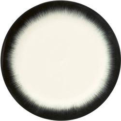 Тарелка Serax De №4 D240 мм фарфор, цвет кремово-черный