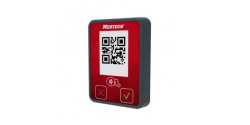 Терминал оплаты СБП MERTECH Mini (NFC, QR, 2.4 inch), серый/красный