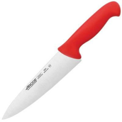 Нож поварской Arcos 2900 L333/200 мм, B50 мм красный 292122