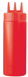 Емкость для соуса ProHotel красная 350 мл, D 70 мм, H 200 мм