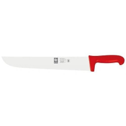 Нож для мяса Icel Poly красный 260/390 мм.