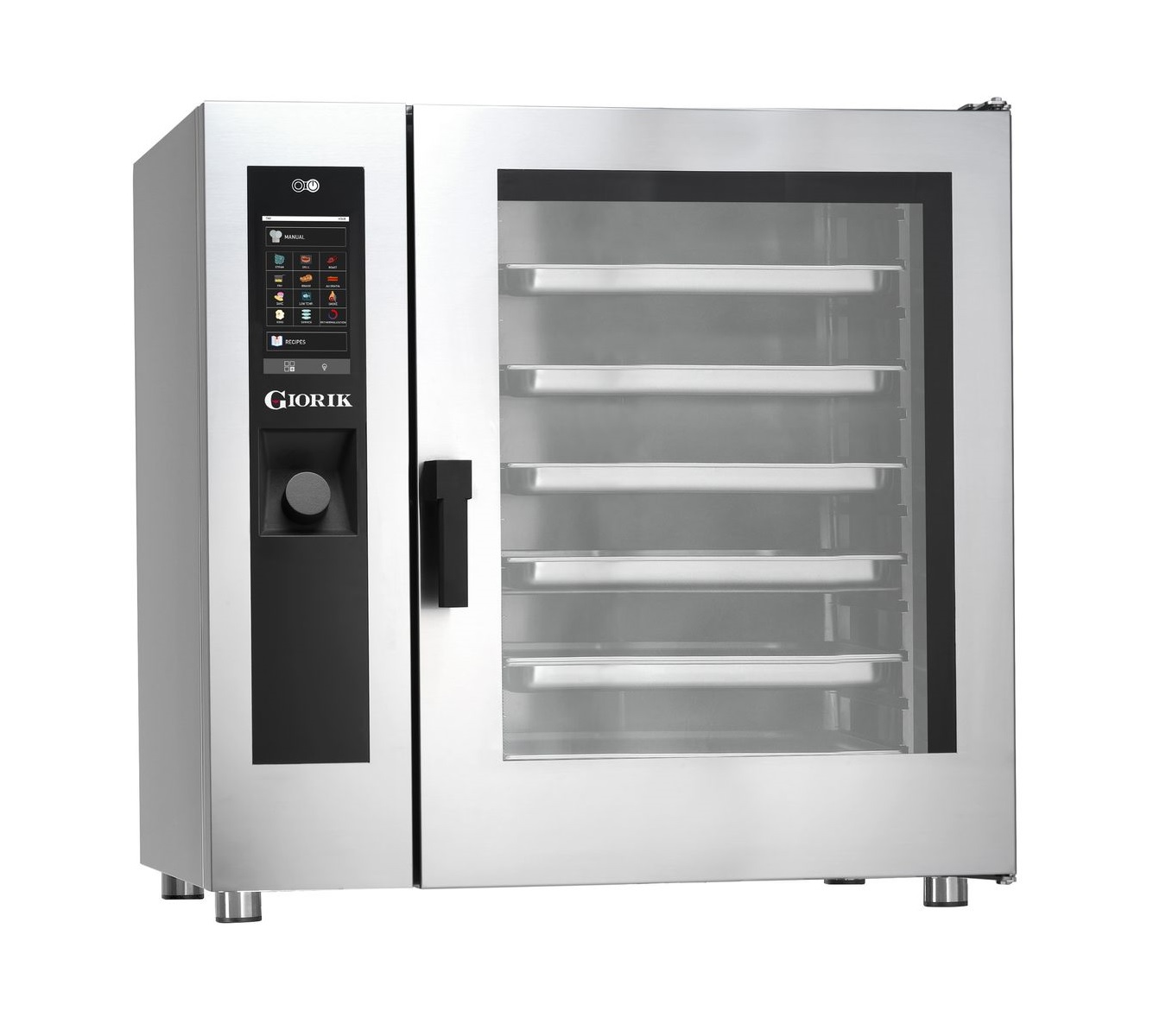 Пароконвектомат электрический GIORIK Steambox Evolution H SEHE102W бойлерный 10 уровней GN2/1
