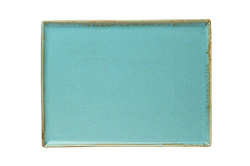 Блюдо прямоугольное Porland Seasons Turquoise 35х26 см 358835
