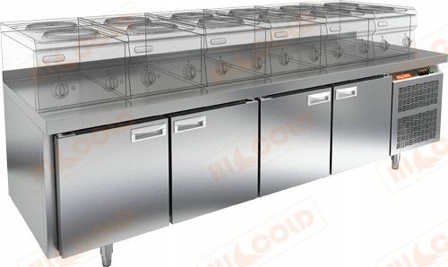 Стол морозильный HICOLD GN 1111/BT LT