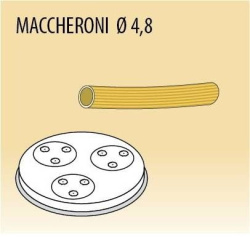 Насадка FIMAR MACCHERONI для MPF 2,5/MPF 4 паста диам. 4,8 мм
