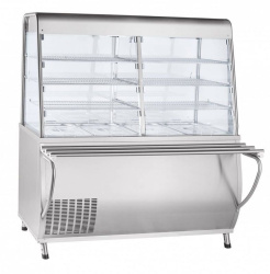 Прилавок-витрина холодильный Abat ПВВ(Н)-70Т-С-01-НШ с гастроёмкостями