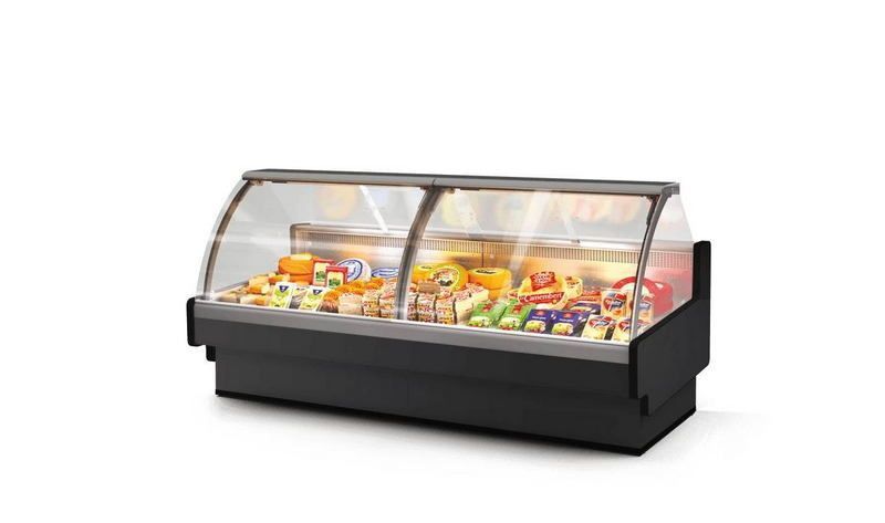 Витрина холодильная с выносным агрегатом BrandFord AURORA 190 TOP LIGHT вертикальная