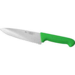 Нож поварской P.L. Proff Cuisine Pro-Line с зеленой ручкой L 250 мм