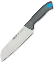 Нож-сантоку Pirge Gastro L 170 мм, B 45 мм серый, синий