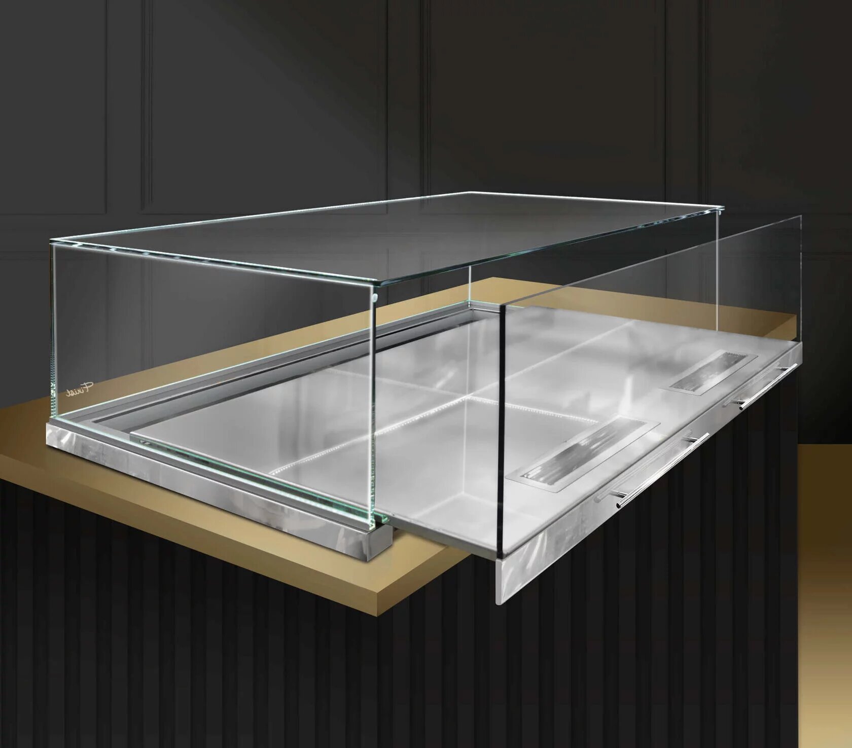 Витрина кондитерская Финист Glassier Slide GS-9/6/3 встраиваемая