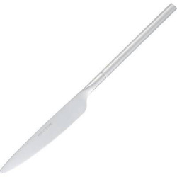 Нож столовый KunstWerk District Silver Matte серый L 225 мм, B 18 мм