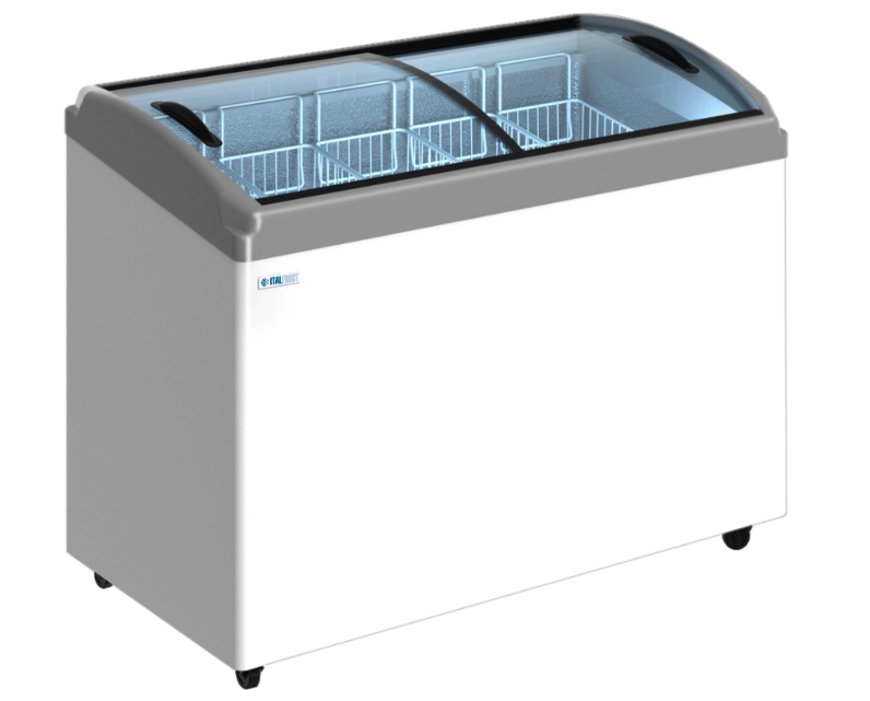 Морозильный ларь ITALFROST (CRYSPI) ЛВН 400 Г (CF 400 C) 5 корзин серый