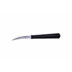 Нож для чистки овощей Talho Icel изогнутый черный 60/160 мм.