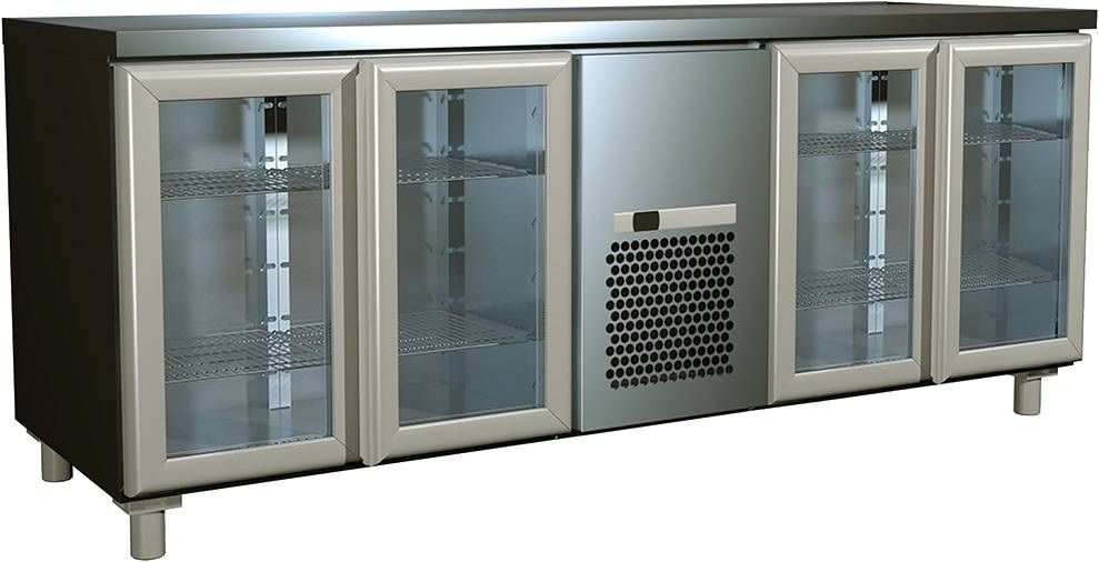 Стол холодильный Carboma T70 M4-1-G (4GNG/NT) без борта (0430-1 корпус нерж)