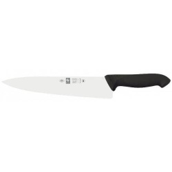 Нож поварской Icel HoReCa Шеф черный, узкое лезвие 250/400 мм.