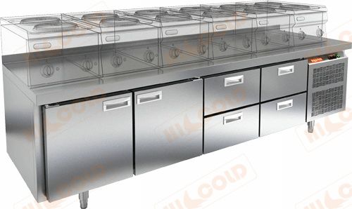 Стол холодильный HICOLD GN 1122/TN LT
