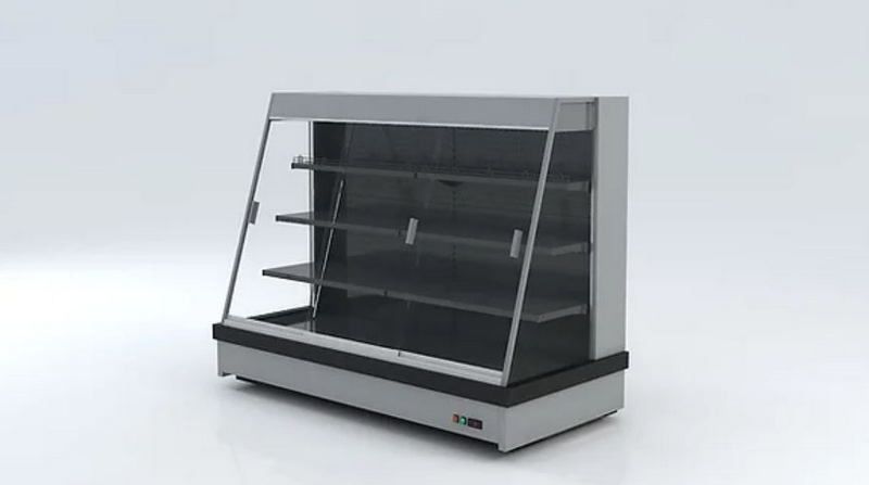 Холодильная горка гастрономическая с выносным агрегатом Enteco master НЕМИГА П CUBE CUPE Н 125 ВС