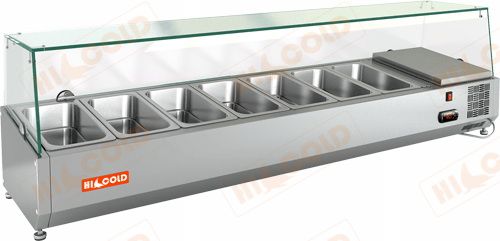 Холодильная витрина для ингредиентов HICOLD VRX 1600 1/3