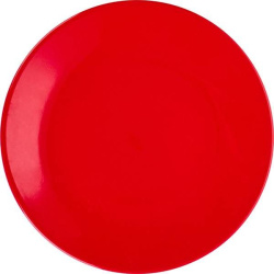 Тарелка Steelite Firenza Red бело-красная D 203 мм. H 23 мм.
