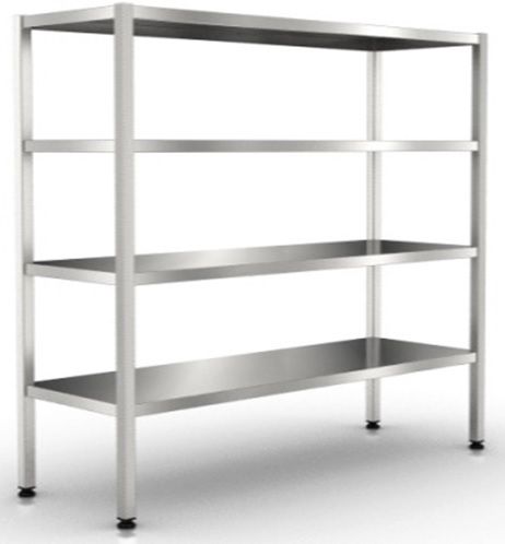 Стеллаж прямой сплошной ROSINOX СНС 6/4-4 (высота 1800)