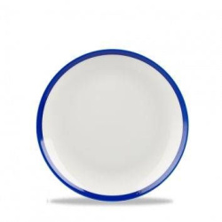 Тарелка мелкая 16,5 см, без борта, Retro Blue