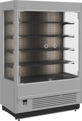 Холодильная горка гастрономическая Carboma FC 20-08 VM 1,3-1 LIGHT (фронт X0, цвет по схеме фронт стандартный цвет)