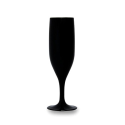Бокал для шампанского Rubikap 180 мл из поликарбоната черный