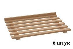 Комплект деревянных полок Атеси к ШЗХ-С- 800.600-02-Р (натур. бук)