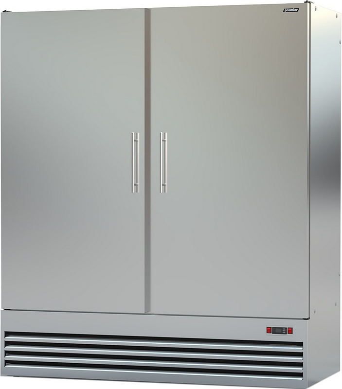 Шкаф холодильный ПРЕМЬЕР ШВУП1ТУ-1, 2 М (В, 0…+8) нерж., с доводчиком