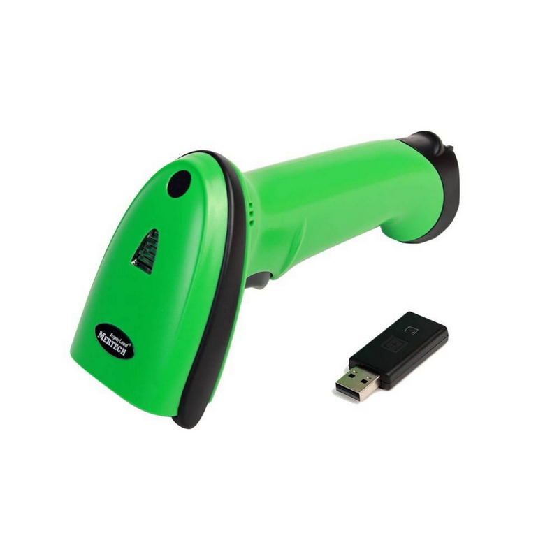 Ручной сканер штрих-кода MERTECH CL-2200 BLE Dongle P2D USB green