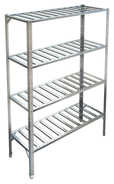 Стеллаж прямой решетчатый Техно-ТТ СТР-224/1404