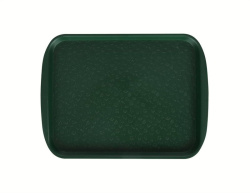 Поднос из пластика Luxstahl 357 С 330х260 темно-зеленый
