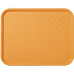 Поднос из полипропилена Cambro 1418FF 166 (35х45см) глубокий прямоугольный оранжевый