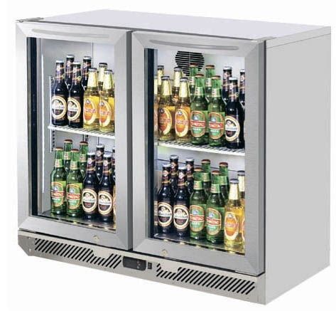 Шкаф барный холодильный Turbo Air TB9-2G-SL-800