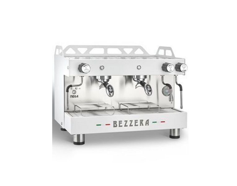 Кофемашина рожковая полуавтоматическая BEZZERA Moda PM 2GR белая+экономайзер+подс ветка+мультифазная