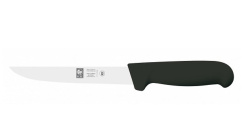 Нож обвалочный Icel Poly черный, с широким лезвием L 285/150 мм