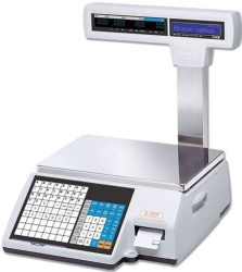 Весы торговые с печатью этикеток CAS CL5000-15P