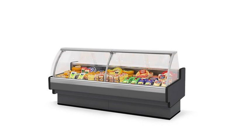 Витрина холодильная с выносным агрегатом BrandFord AURORA Slim 250 вентилируемая