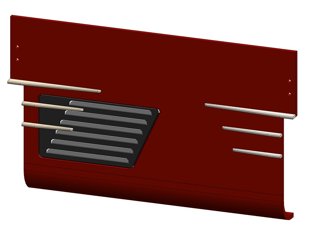 Комплект фасадов лицевой для холодильных витрин и прилавков Refettorio Case - 1105