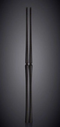 Палочки Wilmax Diva матово-черные L 230 мм (на блистере)